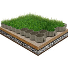 Stevige Grasroosters voor Tuin Paden en Opritten - Groen / 1 - Lijstwerk