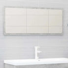 Stijlvol badkamermeubelset met strakke lijnen en extra opbergruimte - Betongrijs - Badkamermeubelsets