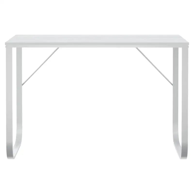 Stijlvol computerbureau van gepoedercoat metaal met groot werkvlak - Bureaus