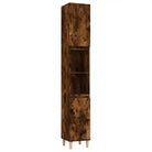 Stijlvolle badkamermeubelset met massief eucalyptushout en ruime opbergruimte - Badkamermeubelsets