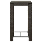 Stijlvolle bartafel voor binnen en buiten met stevig stalen frame - Tuintafels