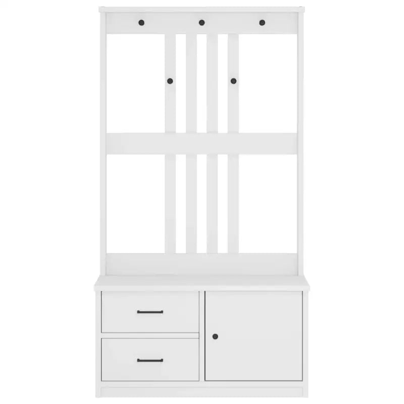 Stijlvolle halbank van massief grenenhout met rustieke charme - Opberg- & halbankjes