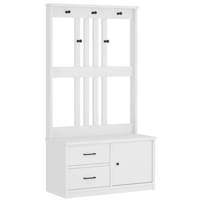 Stijlvolle halbank van massief grenenhout met rustieke charme - Opberg- & halbankjes