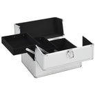 Stijlvolle make-up koffer met uitklapbaar bovengedeelte voor organisatie - Toilettassen