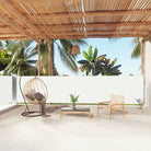 Stijlvolle zijluifel voor privacy en bescherming op je terras - Crème / 140 x 1000 cm / 1 - Parasols en zonneschermen