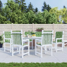 Stoelkussens in oxford stof voor een frisse uitstraling en oorspronkelijke vorm - Bladontwerp / 100 x 50 x 4 cm / 6