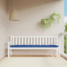 Stoelkussens met frisse uitstraling en duurzame oxford stof - Blauw / 200 x 50 x 7 cm / 1 - Stoelkussens
