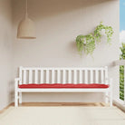 Stoelkussens met frisse uitstraling en duurzame oxford stof - Rood / 200 x 50 x 7 cm / 1 - Stoelkussens