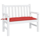 Stoelkussens met frisse uitstraling en duurzame oxford stof - Rood / 100 x 50 x 7 cm / 1 - Stoelkussens