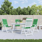 Stoelkussens met hoge rug van oxford stof voor frisse uitstraling - Groen / 4 - Stoelkussens