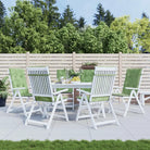 Stoelkussens voor een frisse uitstraling en behouden oorspronkelijke vorm - Bladontwerp / 120 x 50 x 3 cm / 6