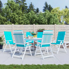 Stoelkussens voor een frisse uitstraling en behouden oorspronkelijke vorm - Turquoise / 120 x 50 x 3 cm / 6