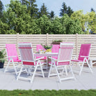 Stoelkussens voor een frisse uitstraling en behouden oorspronkelijke vorm - Roze / 120 x 50 x 3 cm / 6 - Stoelkussens