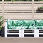 Stoelkussens voor een frisse uitstraling en oorspronkelijke vorm - Bladpatroon / 3 - Stoelkussens