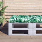 Stoelkussens voor een frisse uitstraling en oorspronkelijke vorm - Bladpatroon / 1 - Stoelkussens