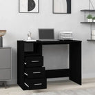 Strak bureaublad met lades van bewerkt hout voor moderne kamers - Bureaus