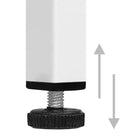 Strak dressoir met gehard glas en verstelbare schappen - Dressoirs & buffetkasten