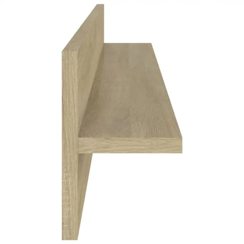 Strakke wandplanken van bewerkt hout voor moderne woonkamers - Sonoma eiken / 2 / 1 - Wandplanken