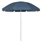 Strandparasol met UV-bescherming en stevige baleinen - Blauw / 240 cm / 1 - Parasols en zonneschermen