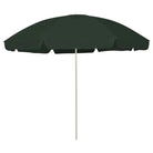 Strandparasol met UV-bescherming en stevige baleinen - Groen / 300 cm / 1 - Parasols en zonneschermen