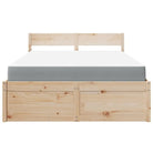 Tijdloos bedframe van massief grenenhout voor je slaapkamer - Bedden & bedframes