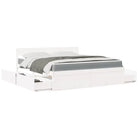 Tijdloos bedframe van massief grenenhout voor je slaapkamer - Wit / 180 x 200 cm - Bedden & bedframes