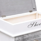 Tijdloze schoenenkast voor een georganiseerde en warme ruimte - Grijs en wit / 1 - Schoenenrekken