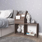 Tijdschriftenrek voor kinderen van bewerkt hout elegant en stevig - Tijdschriftenrekken