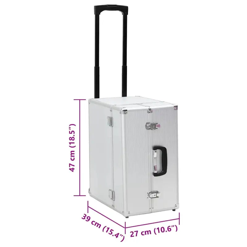 Toilettassen met afneembare wielen en telescopische handgreep - 47 x 39 x 27 cm / 1 - Toilettassen