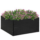 Transparante nylon zak voor plantenbakken en bloempotten ideaal voor bloemen - Zwart / 80 x 80 x 40 cm / 1
