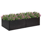 Transparante nylon zak voor plantenbakken en bloempotten ideaal voor bloemen - Zwart / 157 x 80 x 40 cm / 1
