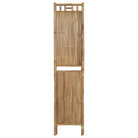 Trendy bamboe kamerscherm met vier panelen voor decoratie of scheiding - Kamerschermen