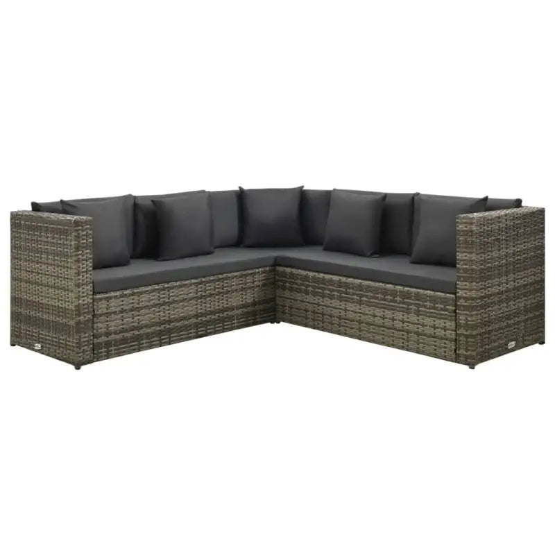 Trendy en Comfortabele Tuin Lounge Set - Grijs - Tuinsets