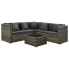 Trendy en Comfortabele Tuin Lounge Set - Grijs - Tuinsets