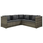 Trendy en Comfortabele Tuin Lounge Set - Grijs - Tuinsets