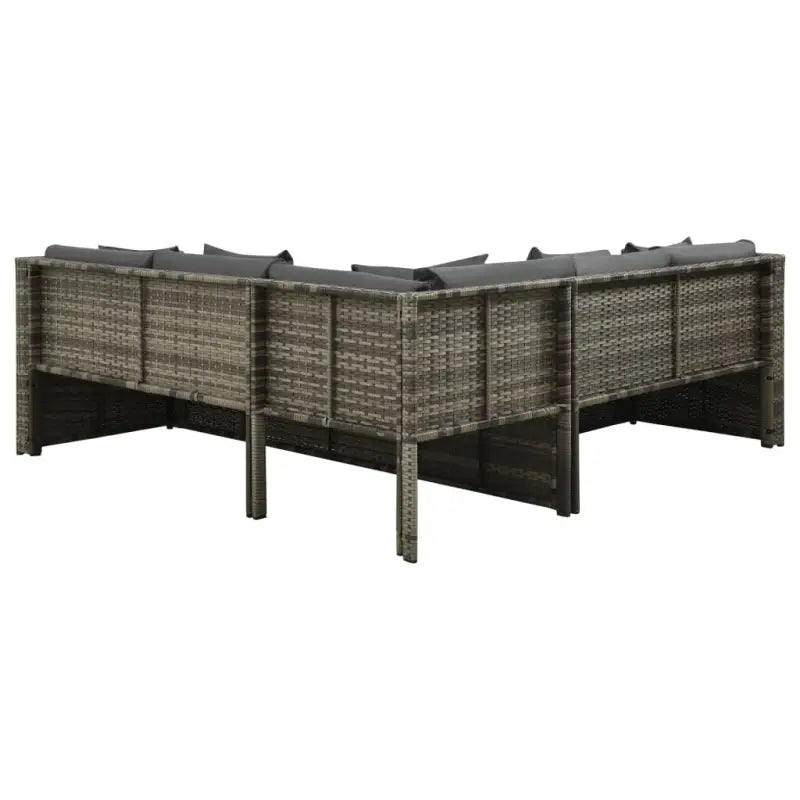 Trendy en Comfortabele Tuin Lounge Set - Grijs - Tuinsets