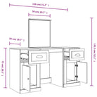 Trendy en praktische slaapkamerkaptafel met spiegel - Slaapkamerkaptafels