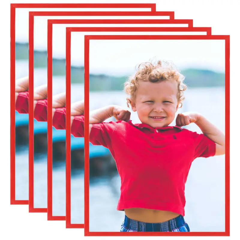 Trendy fotolijsten voor stijlvolle en levendige interieurdecoratie - Rood / 70 x 90 cm / 5 - Fotolijstjes