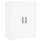 Trendy hoge kast in bewerkt hout met duurzame en stabiele afwerking - Dressoirs & buffetkasten