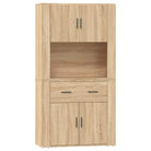Trendy hoge kast van bewerkt hout met duurzame en stabiele constructie - Dressoirs & buffetkasten