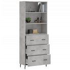 Trendy hoge kast van bewerkt hout met duurzame en stabiele constructie - Dressoirs & buffetkasten