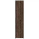 Trendy hoge kast van bewerkt hout met elegante uitstraling - Dressoirs & buffetkasten