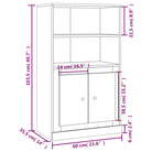 Trendy hoge kast van duurzaam bewerkt hout voor elke interieurstijl - Dressoirs & buffetkasten