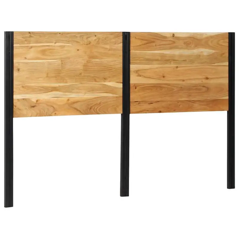 Trendy hoofdbord van massief mangohout voor een complete slaapkamerlook - 160 cm / 1 / Massief acaciahout - Hoofdborden