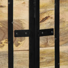 Trendy hoofdbord van massief mangohout voor een complete slaapkamerlook - Hoofdborden en voetborden