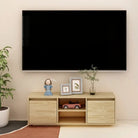 Trendy massief grenenhout TV-meubel voor elegant en duurzaam interieur - Naturel / 1 - Tv-meubels