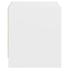 Trendy nachtkastje met glazen deur en stabiel blad voor kleine spullen - Nachtkastjes