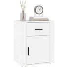 Trendy nachtkastje van bewerkt hout dat gemakkelijk schoon te maken - Nachtkastjes