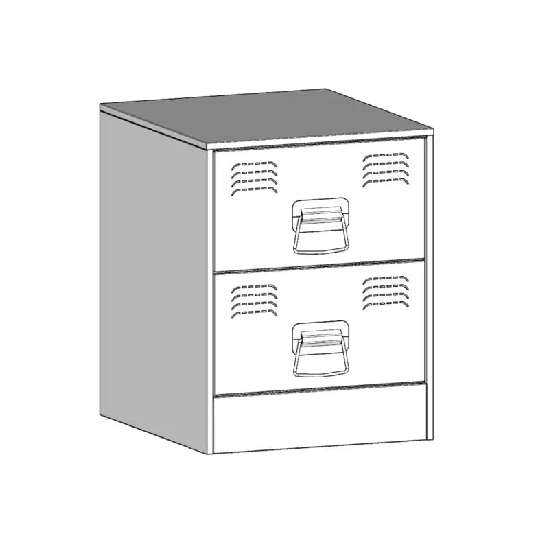 Trendy nachtkastje van duurzaam staal voor woon- en slaapkamer - Nachtkastjes