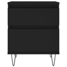 Trendy nachtkastjes van bewerkt hout met metalen poten en strak ontwerp - Nachtkastjes